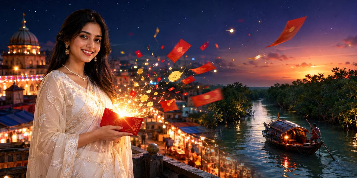 সুন্দরবনের প্রেক্ষাপটে রেড এনভেলপ বোনাস হাতে উচ্ছ্বসিত বাংলাদেশি সদস্য